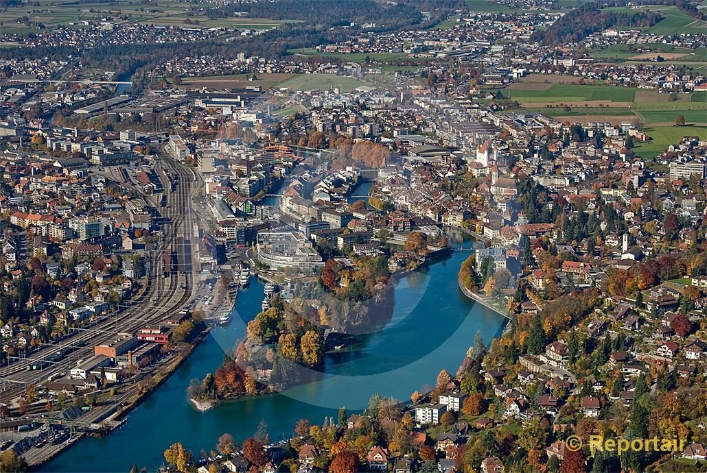 Foto: Thun (BE). (Luftaufnahme von Niklaus Wächter)