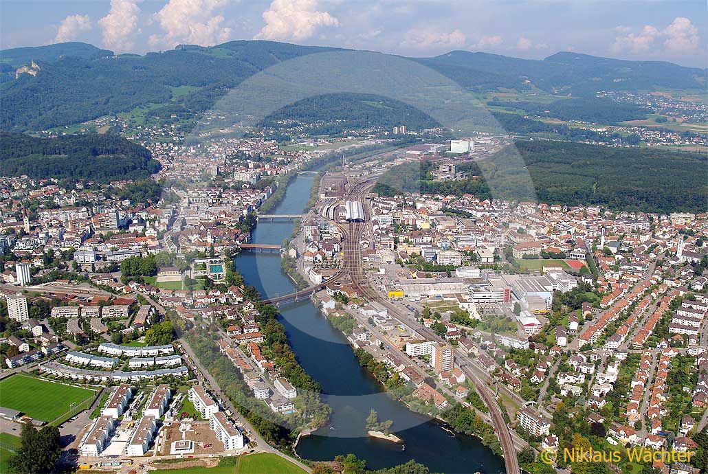 Foto: Olten. (Luftaufnahme von Niklaus Wächter)