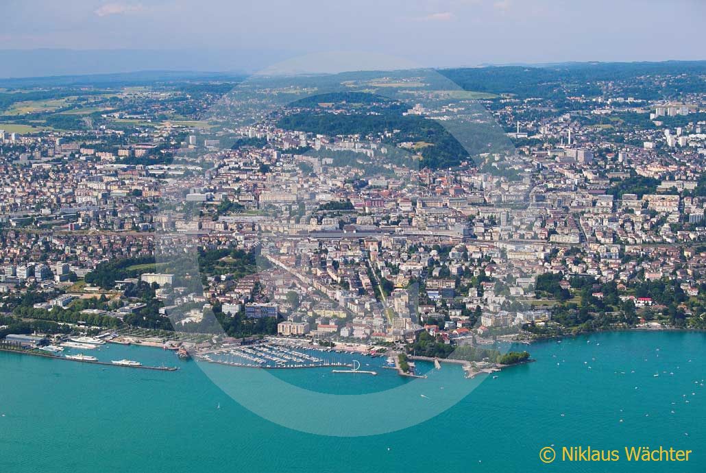 Foto: Lausanne. (Luftaufnahme von Niklaus Wächter)