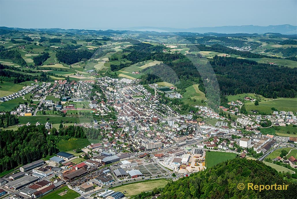 Foto: Willisau (LU). (Luftaufnahme von Niklaus Wächter)