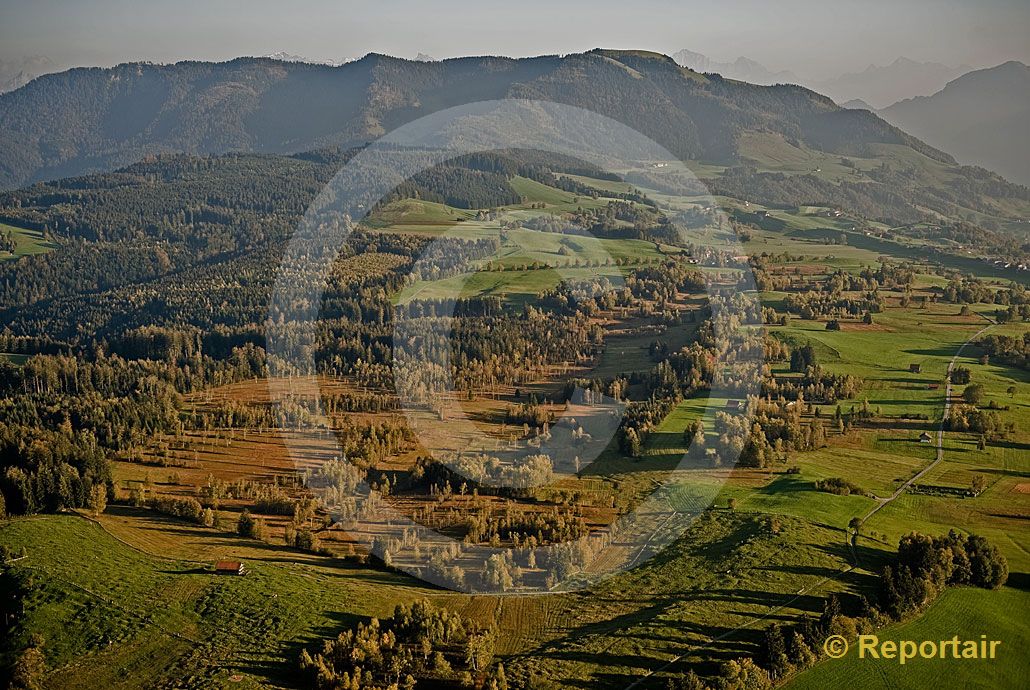 Foto: Hochmoor auf dem Zugerberg. (Luftaufnahme von Niklaus Wächter)