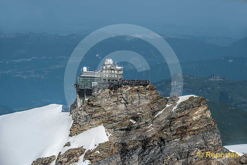 Foto: Das Jungfraujoch.. (Luftaufnahme von Niklaus Wächter)