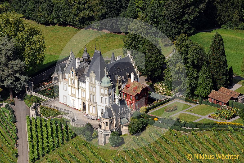 Foto: Luftaufnahme Schloss Meggerhorn in Meggen. (Luftaufnahme von Niklaus Wächter)