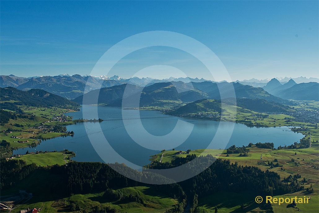 Foto: Der  Sihlsee.. (Luftaufnahme von Niklaus Wächter)