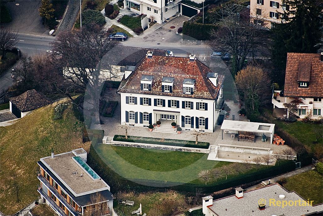 Foto: Herrschaftshaus in der Stadt.. (Luftaufnahme von Niklaus Wächter)
