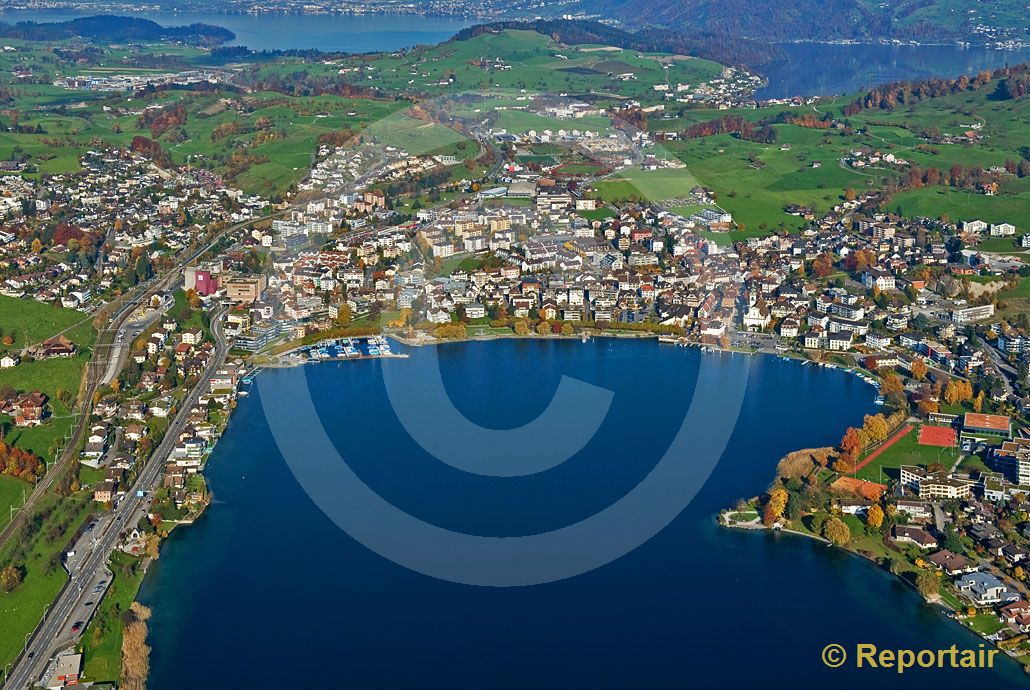 Foto: Kuessnacht am Rigi SZ. (Luftaufnahme von Niklaus Wächter)