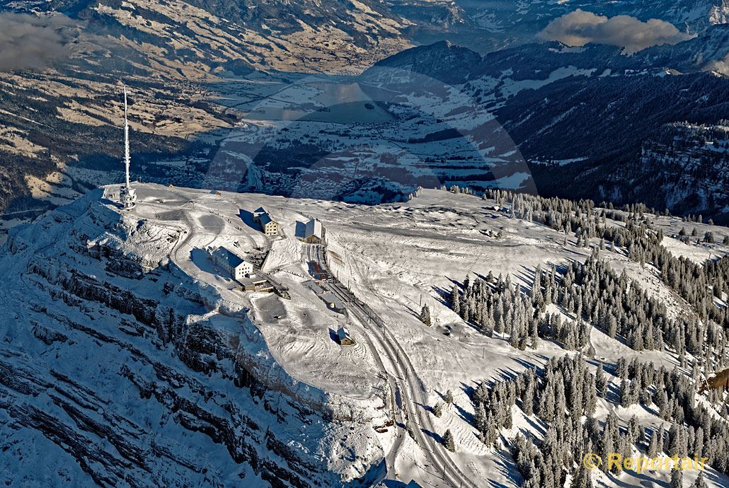 Foto: Rigi-Kulm im Winter. (Luftaufnahme von Niklaus Wächter)