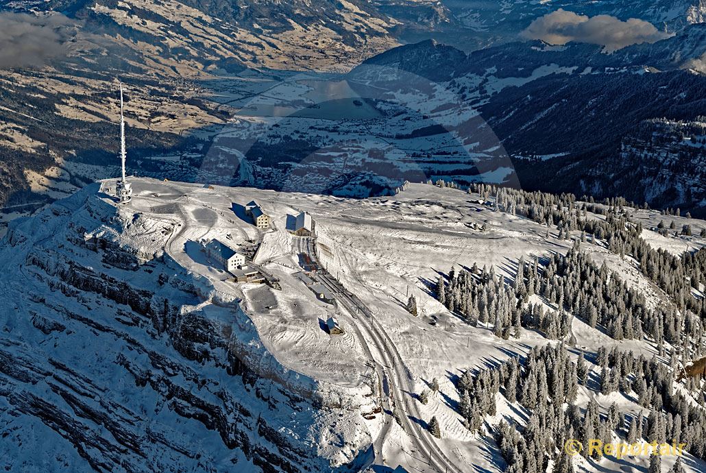 Foto: Rigi-Kulm im Winter. (Luftaufnahme von Niklaus Wächter)