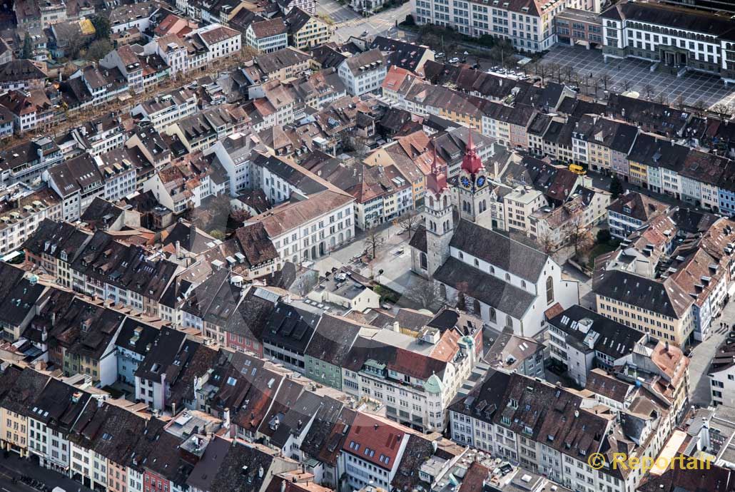 Foto: Die Altstadt von Winterthur ZH. (Luftaufnahme von Niklaus Wächter)