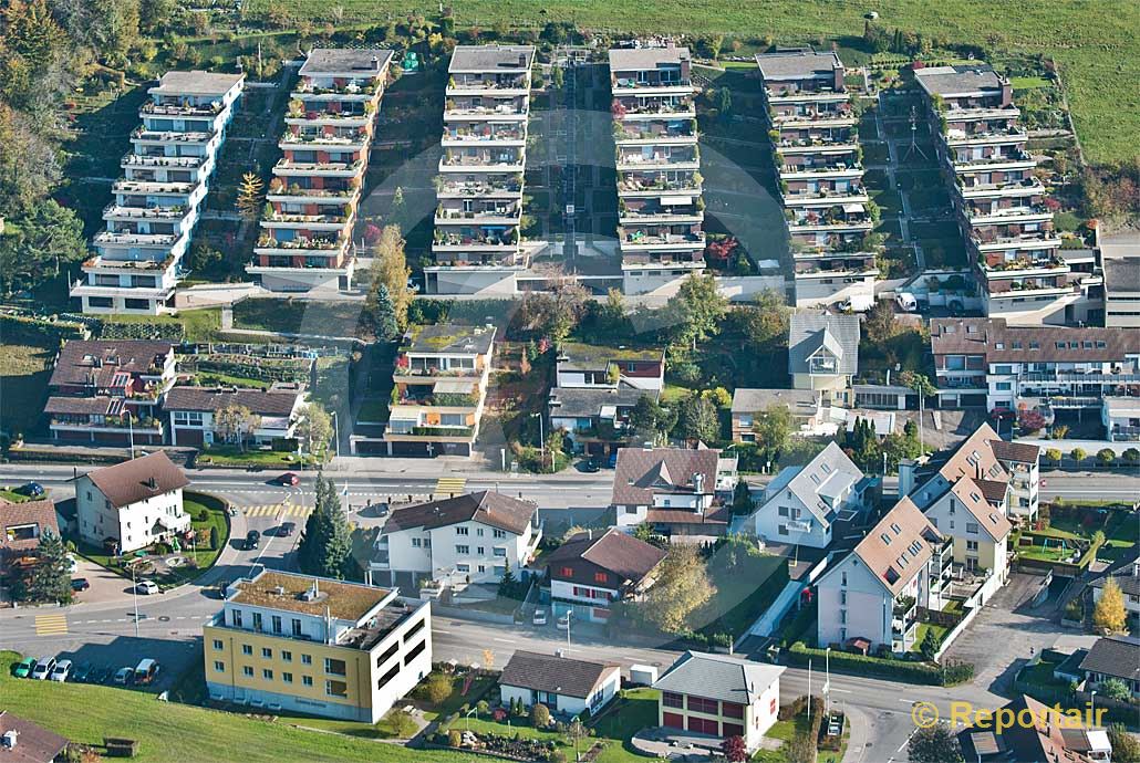 Foto: Wohnkultur in Neuheim (ZG). (Luftaufnahme von Niklaus Wächter)