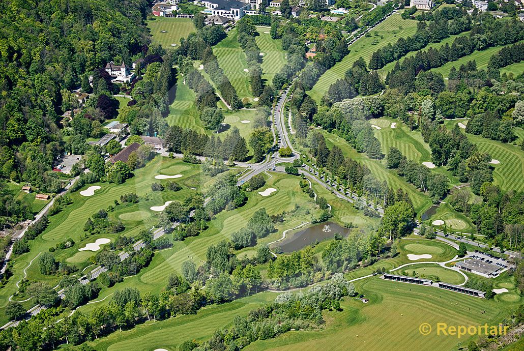 Foto: Der Golfplatz von Bad Ragaz SG... (Luftaufnahme von Niklaus Wächter)