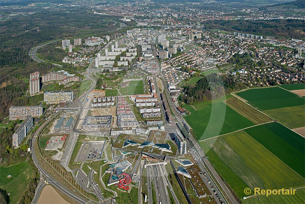 Foto: Bern Westside und Bethlehem.. (Luftaufnahme von Niklaus Wächter)