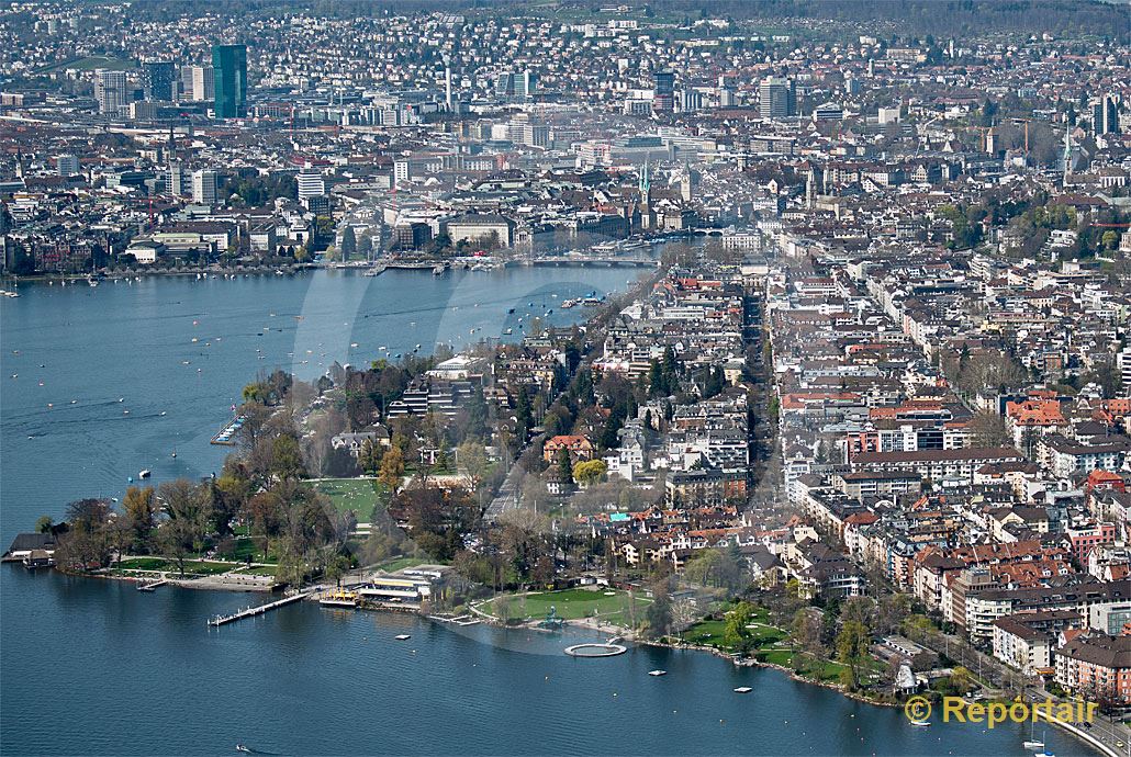 Foto: Zürich-Seefeld.. (Luftaufnahme von Niklaus Wächter)
