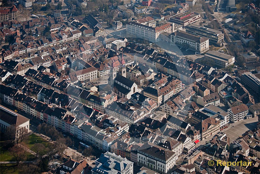 Foto: Altstadt von Winterthur. (Luftaufnahme von Niklaus Wächter)