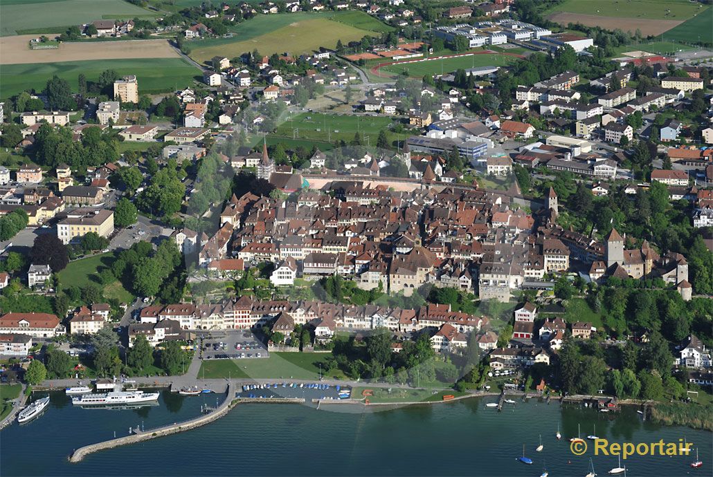Foto: Murten FR. (Luftaufnahme von Niklaus Wächter)