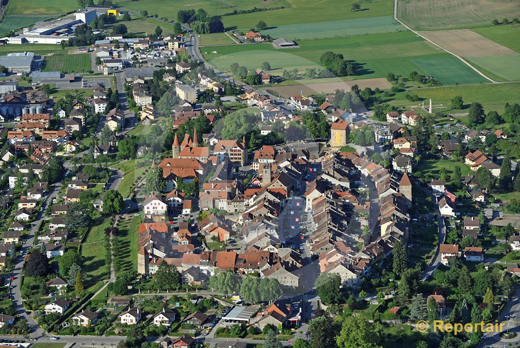 Foto: Avenches VD. (Luftaufnahme von Niklaus Wächter)