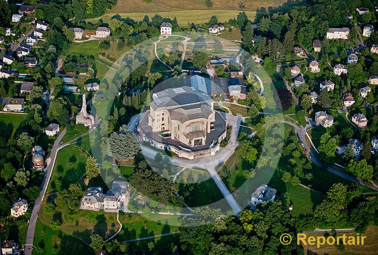Foto: Das Goetheanum in Dornach (BL.9. (Luftaufnahme von Niklaus Wächter)