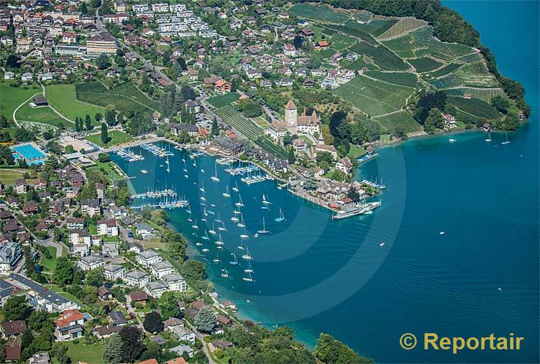 Foto: Spiez (BE). (Luftaufnahme von Niklaus Wächter)