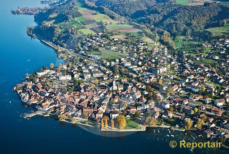 Foto: Steckborn (TG) am Untersee.. (Luftaufnahme von Niklaus Wächter)