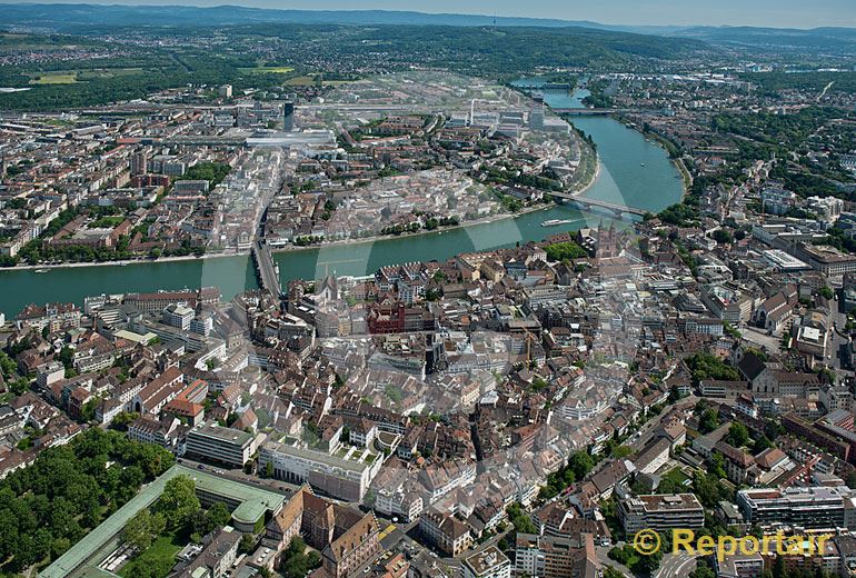 Foto: Basel. (Luftaufnahme von Niklaus Wächter)