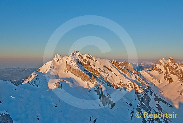 Foto: Der Säntis. (Luftaufnahme von Niklaus Wächter)