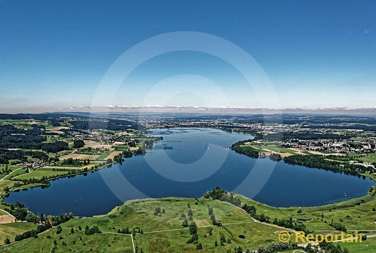 Foto: Der Greifensee ZH. (Luftaufnahme von Niklaus Wächter)