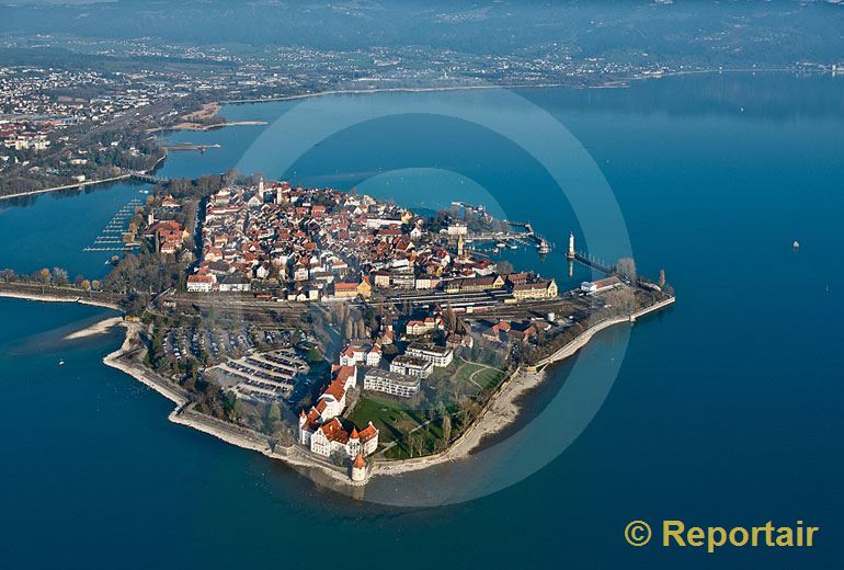 Foto: Lindau D am Bodensee.. (Luftaufnahme von Niklaus Wächter)