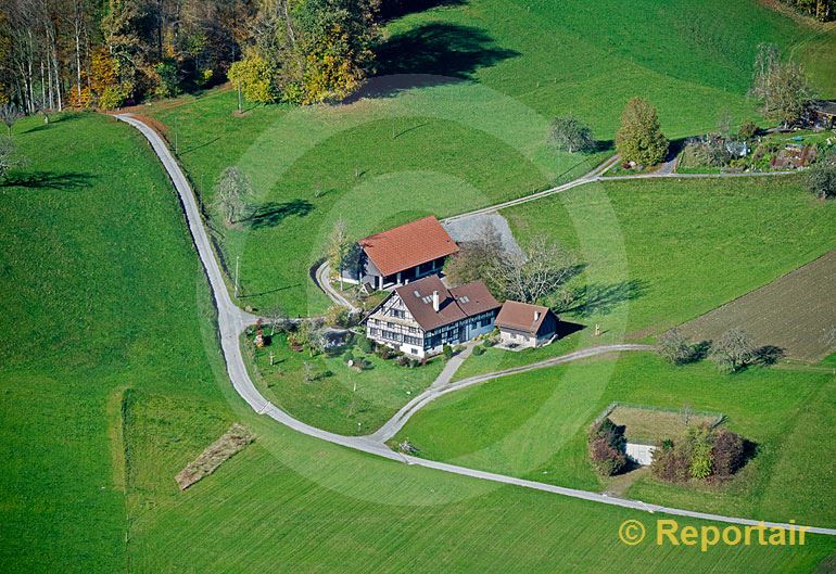 Foto: Bauernhof bei Horgen ZH. (Luftaufnahme von Niklaus Wächter)