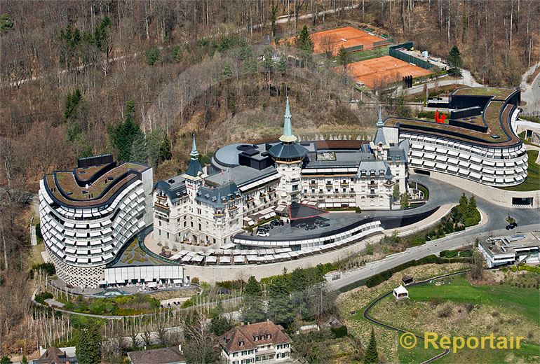 Foto: Das .Hotel Dolder in Zürich.. (Luftaufnahme von Niklaus Wächter)