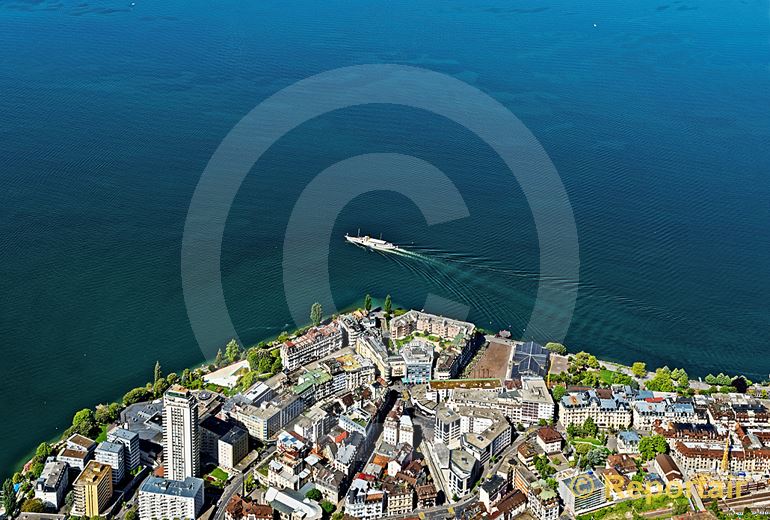 Foto: Adieu Montreux. (Luftaufnahme von Niklaus Wächter)