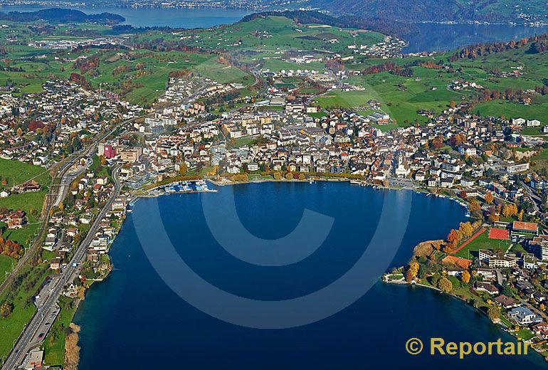 Foto: Kuessnacht am Rigi SZ. (Luftaufnahme von Niklaus Wächter)