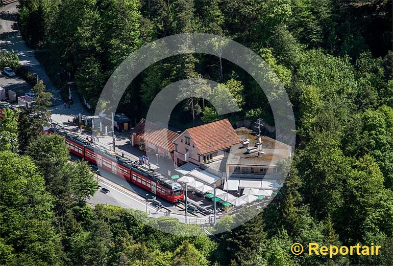 Foto: Endstation Uetliberg. (Luftaufnahme von Niklaus Wächter)