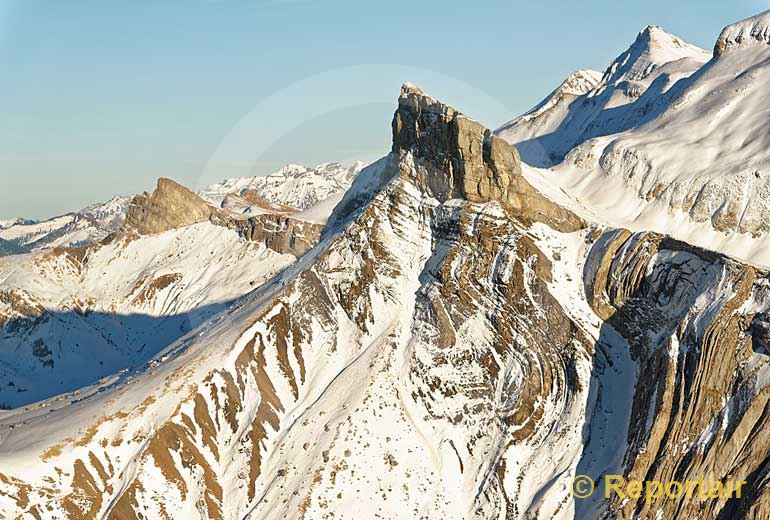 Foto: In der Region Loucherhorn BE. (Luftaufnahme von Niklaus Wächter)