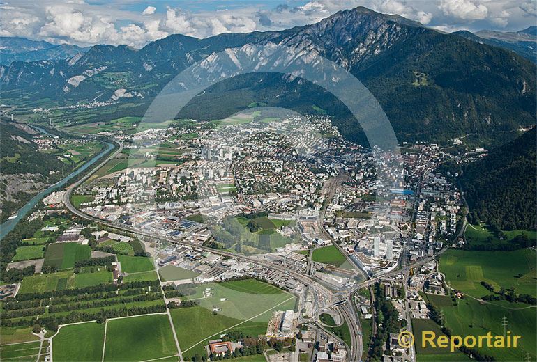 Foto: Chur. (Luftaufnahme von Niklaus Wächter)
