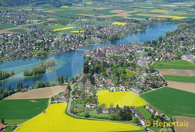 Foto: Stein am Rhein SH im Frühling... (Luftaufnahme von Niklaus Wächter)