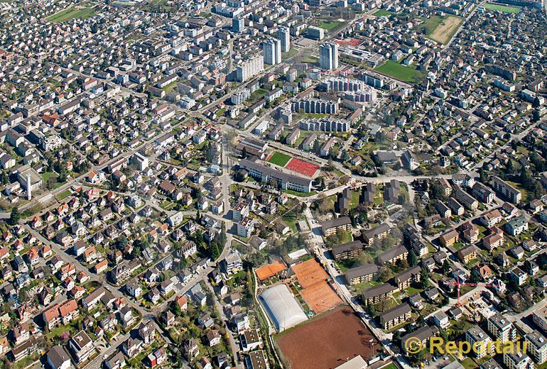 Foto: Wettingen AG Zentrum.. (Luftaufnahme von Niklaus Wächter)