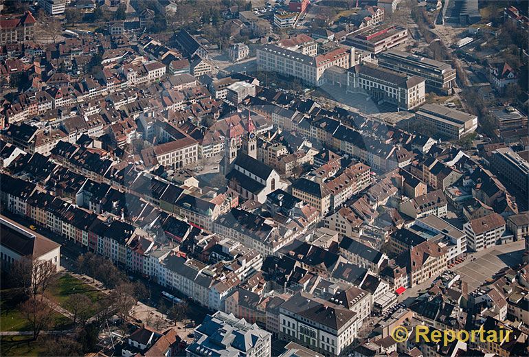 Foto: Altstadt von Winterthur. (Luftaufnahme von Niklaus Wächter)