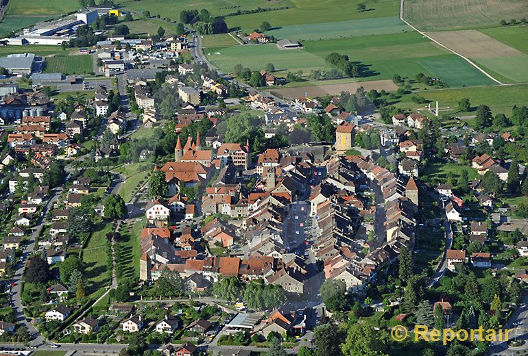 Foto: Avenches VD. (Luftaufnahme von Niklaus Wächter)