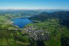 Luftaufnahme Kanton Zug/Unteraegeri - Foto Unteraegeri 7104