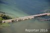 Luftaufnahme EISENBAHN/Rapperswil Bahnhof Seedamm - Foto Rapperswil 3550