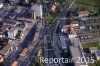 Luftaufnahme Kanton Fribourg/Kerzers/Kerzers Bahnkreuzung - Foto Kerzers 5909