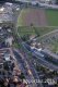 Luftaufnahme Kanton Fribourg/Kerzers/Kerzers Bahnkreuzung - Foto Kerzers 5916