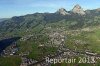 Luftaufnahme Kanton Schwyz/Schwyz - Foto Schwyz 5352