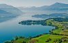 Luftaufnahme Kanton Zug/Zugersee - Foto Zugersee 9978a