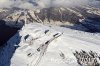 Luftaufnahme EISENBAHN/Rigibahnen Kulm - Foto Rigi-Kulm 2729