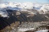 Luftaufnahme SCHNEEMANGEL/Davos - Foto Davos 9299