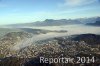 Luftaufnahme Kanton Luzern/Stadt Luzern/Luzern am Nebelmeer - Foto Luzern 0754
