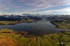 Luftaufnahme Kanton Schwyz/Sihlsee/Sihlsee im Herbst - Foto Sihlsee 8955 DxO