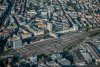 Luftaufnahme Kanton Bern/Biel/Biel Bahnhof - Foto Bahnhof Biel 5834
