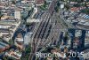 Luftaufnahme Kanton Bern/Biel/Biel Bahnhof - Foto Bearbeitet Bahnhof Biel 5820